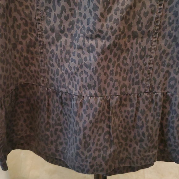 LOFT Large Petite Lightweight Leopard Fall Jacket - Picture 6 of 10